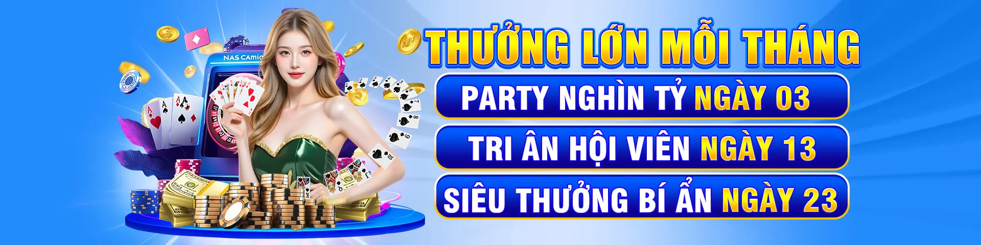 Người chơi đang chọn trò chơi đầu tiên tại Mega Casino Vietnam