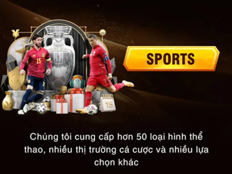 Hình ảnh cá cược thể thao và e-sports tại mega casino